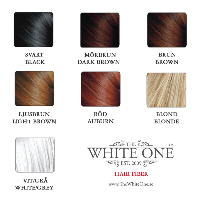 Hair Fiber - Mellanbrun